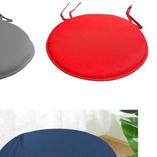 ROUND Bistro Circular Chair Cushion SEAT PADS Kitchen Dining REMOVABLE cover NEW