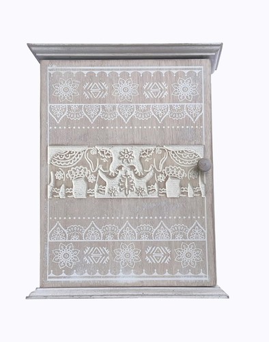 Wooden key cabinet - key, wall