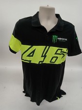 Valentino Rossi #46 Shirt Medium Superbikes Monster Energy Black/Yellow