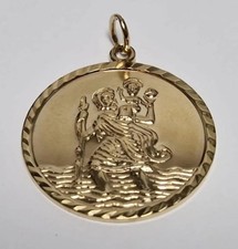 9ct Heavy St Christopher