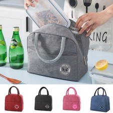 New Insulated Lunch Bag Cool Bag Picnic Adult Women Food Storage Lunch Box UK.