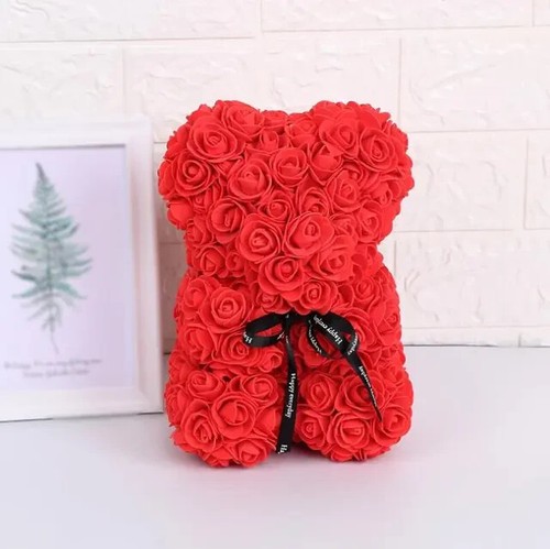 25cm rose teddy - 25cm, bear