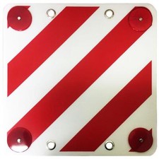 REAR WARNING SIGN REFLECTOR