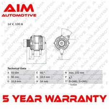 Alternator AIM Fits Vauxhall