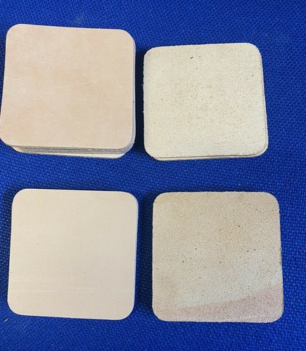 Natural veg tan leather - tan,