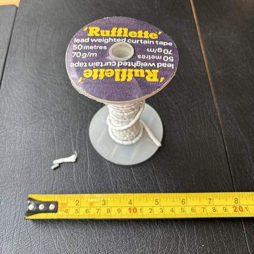 Lead weight curtain tape