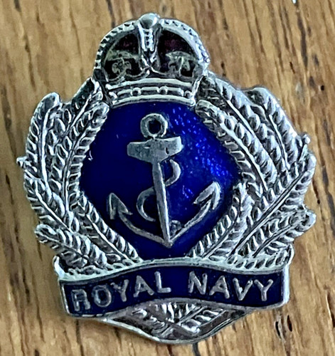Royal navy filigree crown and - navy,