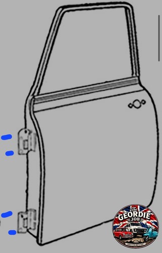 Classic mini door hinge - classic,