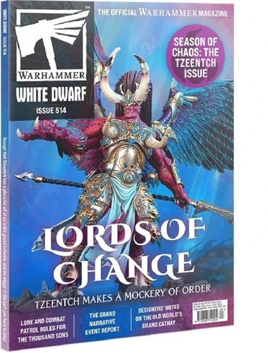 Warhammer white dwarf magazine - white,