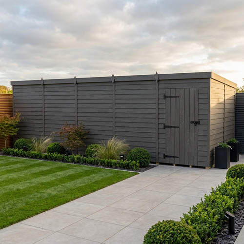 20x8 pent composite - 20x8, shed