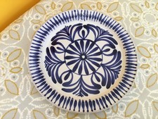 2 x lotus pottery plates 18cm