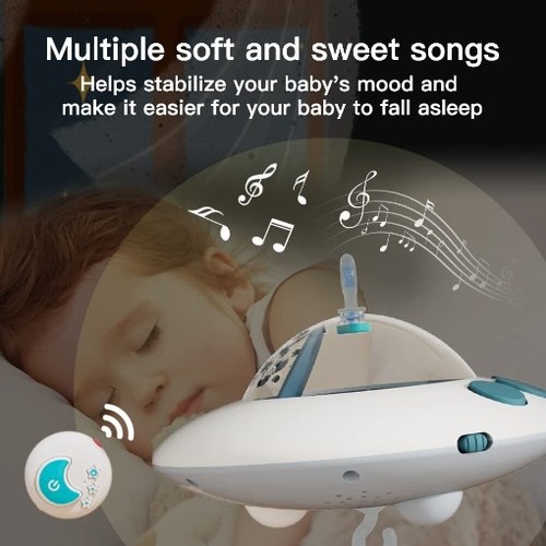 New baby musical - baby, crib