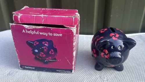 Natwest pig piggy bank - piggy, with
