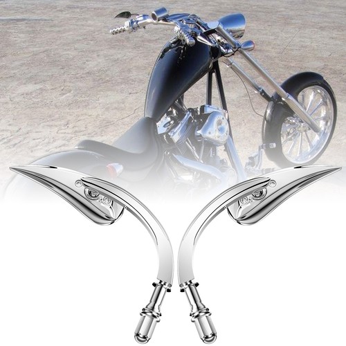 Chrome teardrop motorcycle - teardrop,