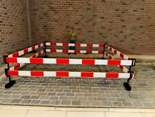 1:14 Temporary Barriers Red/White Road Works Construction Site Fencing Set 1/14