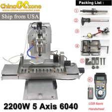 5Axis CNC 6040 Router 2200W