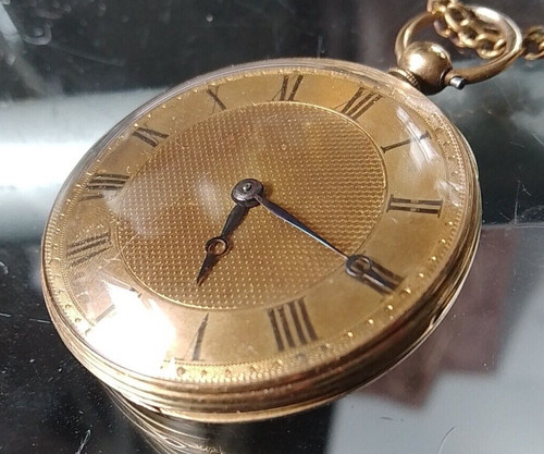 Gold pocket watch - ct,