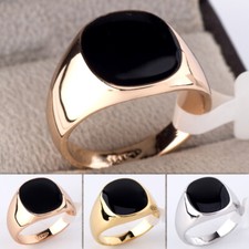 R041 mens black onyx - black, enamel