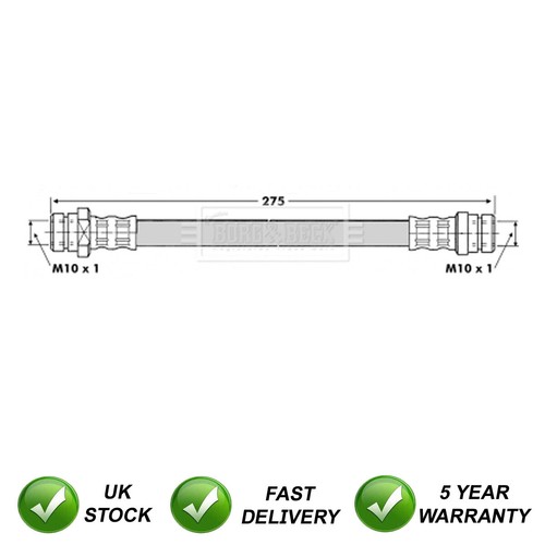 Brake hose rear inner sjr - inner,