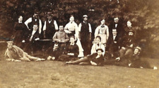 Victorian CDV Photo Men Women Some Soldiers? Hartridge Sunninghill Berkshire