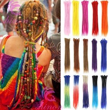 20" 24" Dreadlocks Synthetic Fake Dreads Ombre Dreads Locs Hair Extensions