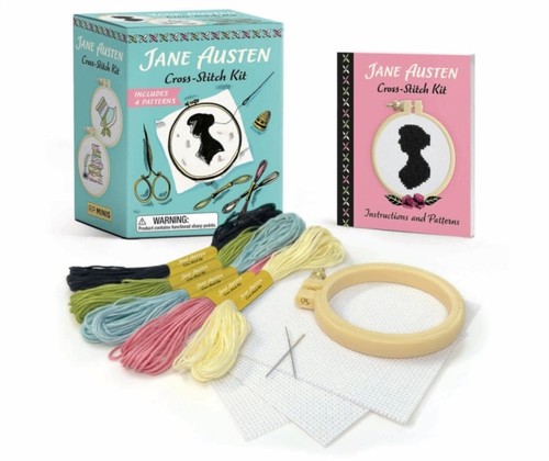Jane austen crossstitch kit - austen,