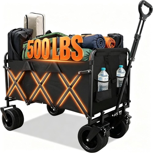 Large folding camping cart - camping,