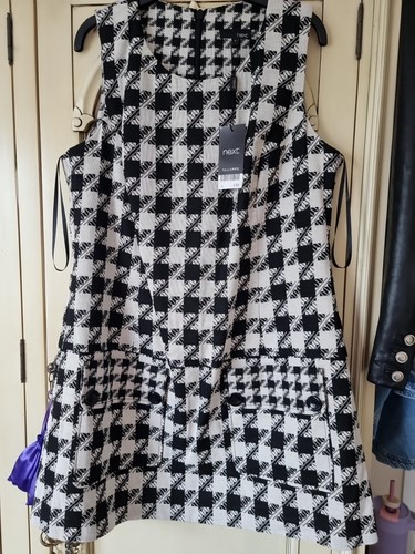 Dress next size dogtooth - dress,