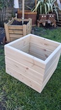 42cm Square Wooden Planter