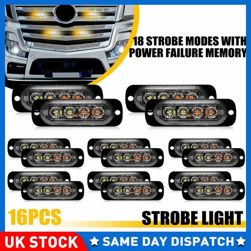 Led strobe light - light, amber