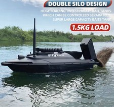 Flytec RC Fishing Bait Boat 500m Remote Control Bait Boat Dual Motor 1.5kg load