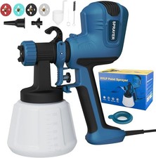 700W HVLP Paint Sprayer 1200ml with 4 Nozzles Easy to Clean