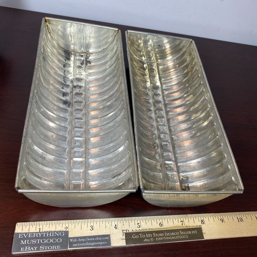 Pack metal oblong ribbed - oblong, 10"