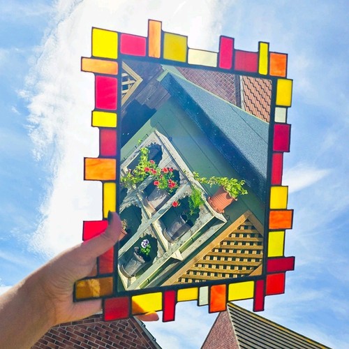 Vintage stained glass - stained,