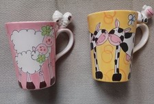 2 x pair Vintage Sheep & Cow
