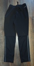 Adidas Aeroready Black Jogging Bottoms Age 11-12 Years