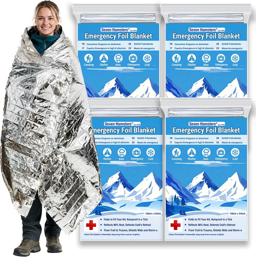 Emergency blankets pack foil - blankets,