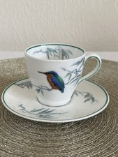 Royal Doulton “Kingfisher” Cup & Saucer – Bird Design – Fine Bone China England