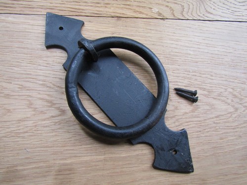 Rustic iron door knocker - iron,