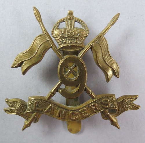 Military brass cap - 9th, (