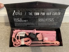 iStyle 19mm Ceramic Pink Hair Curler Perfect Professional Hair Curlers