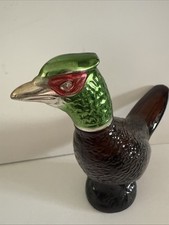 Retro Gift Idea | Vintage 1973 Avon Pheasant Bottle | Glass Aftershave USA Made