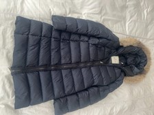 MONCLER BLUE PUFFER COAT SIZE