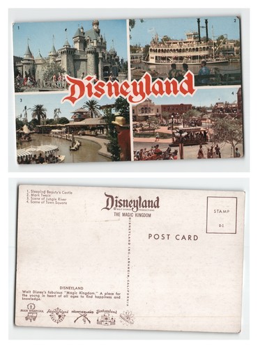 Postcard disneyland - -,