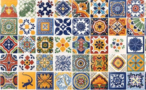 Tiles 6 assorted - x,