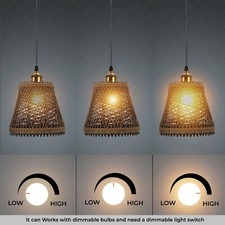 Rattan Wicker Ceiling Pendant