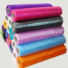 10M X 70CM Organza Roll Fabric Wedding Party Decor Chair Bows Table Runner Sash