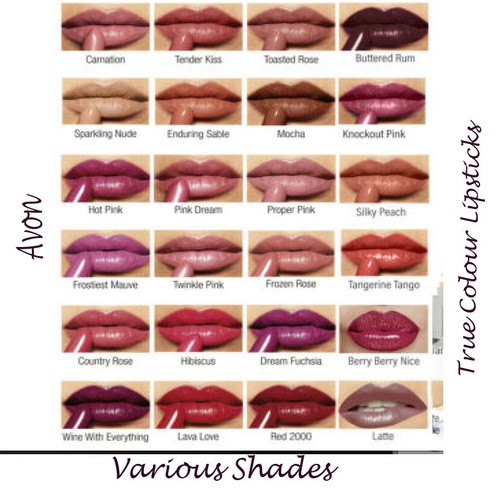 Avon true colour lipsticks - true, ~
