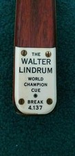 WALTER LINDRUM (ANTIQUE) OLD SNOOKER CUE - £450
