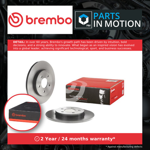 Brake discs pair - brake, solid